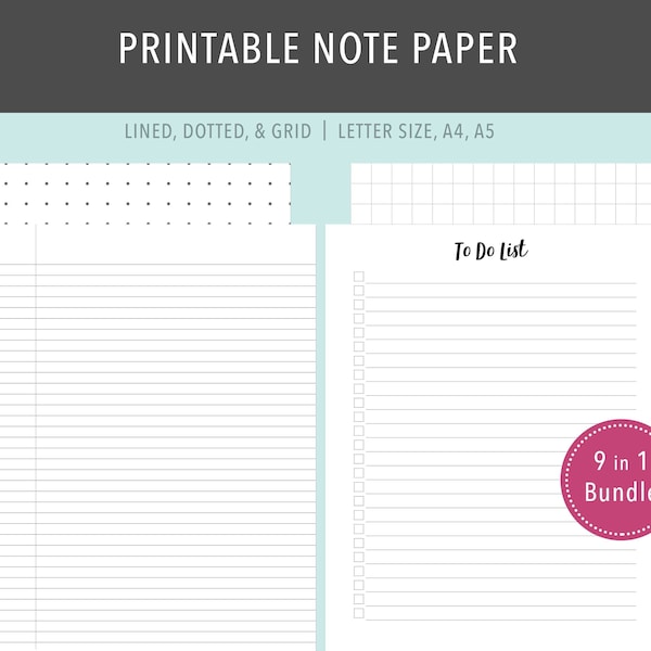 Bullet Note List - Etsy