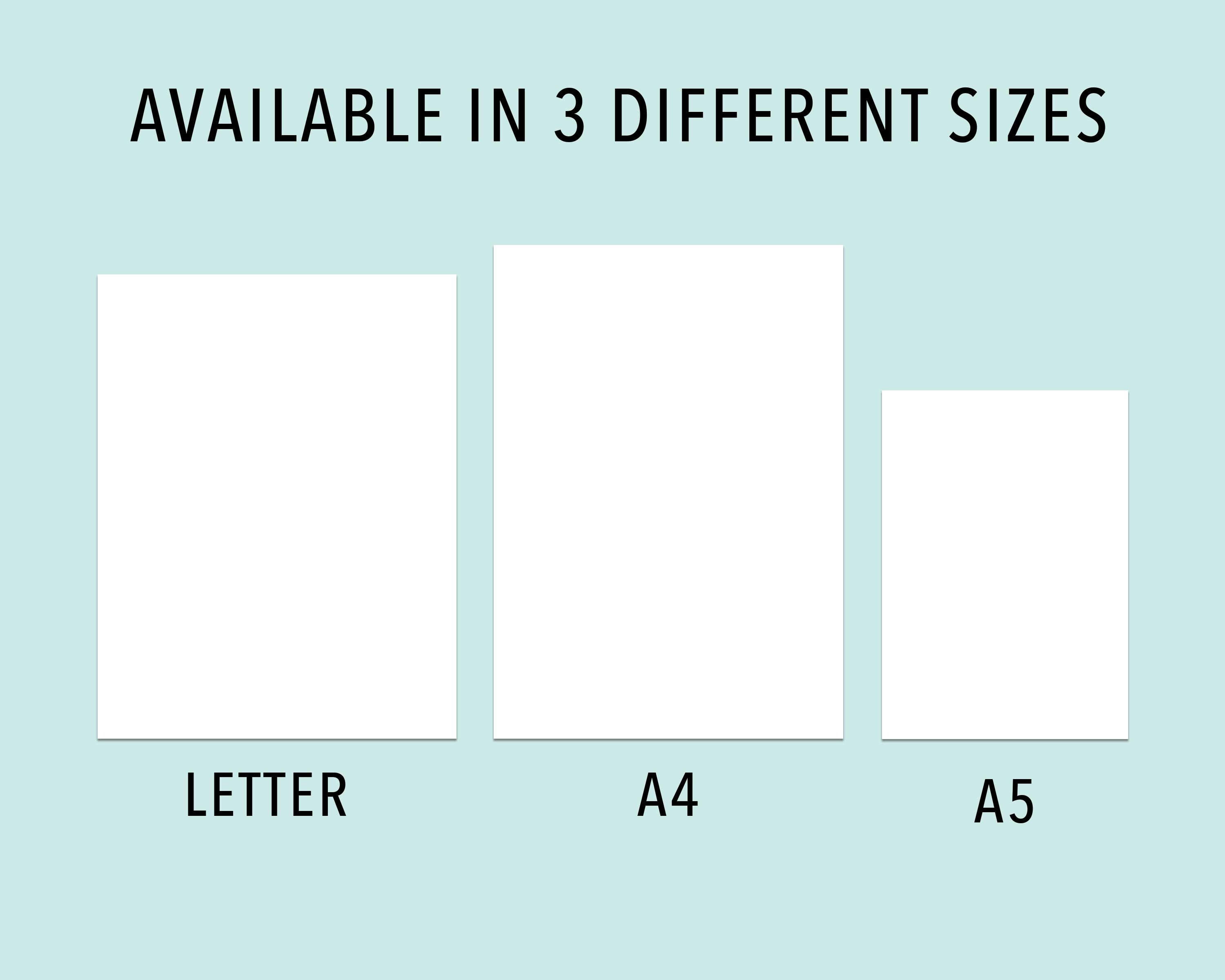 PRINTABLE Planner Bundle With Daily Weekly and Monthly - Etsy