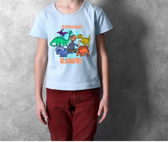 Blippi dinosaur shirt Clearance