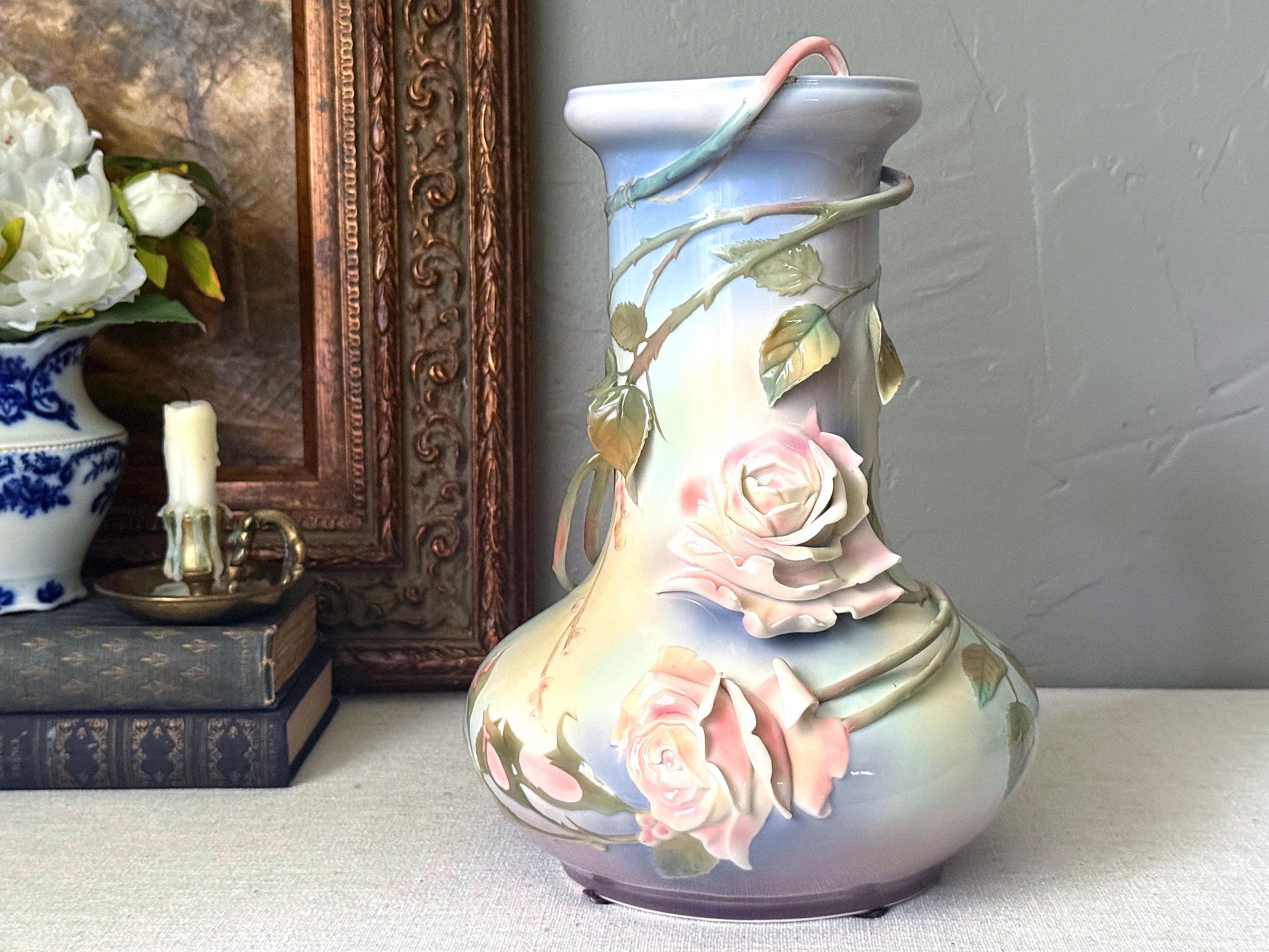 Franz Porcelain Vases - Etsy