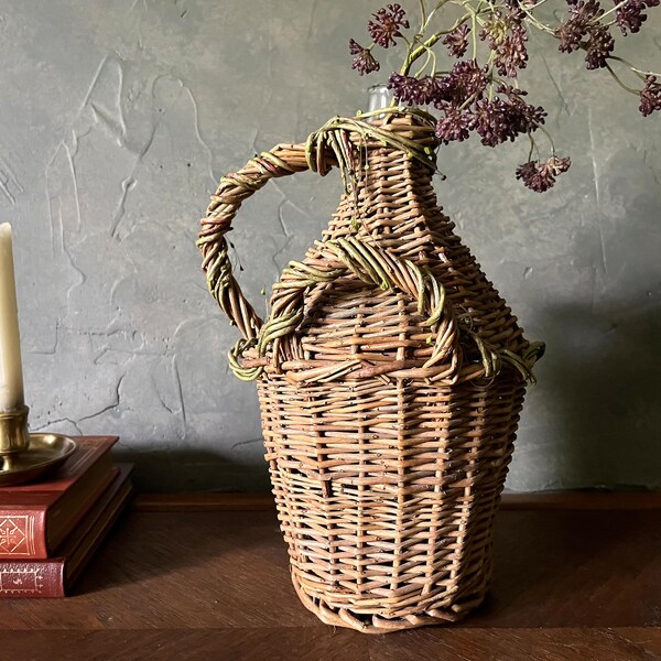Wicker Demijohn Etsy