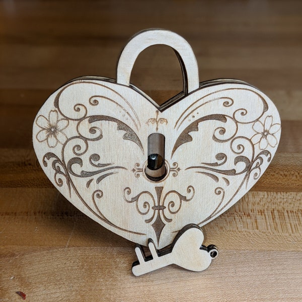 HEART SHAPE SVG - Cadenas de coeur svg - Fichier svg découpé au laser - Téléchargement numérique - Coeur en bois svg - Cadeaux de couple mignons