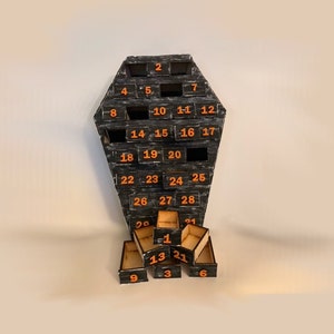 SARG HALLOWEEN ADVENTSKALENDER, Glowforge Read, Sofortiger Download