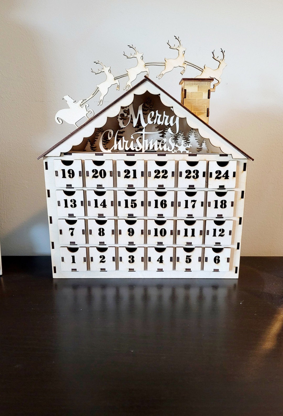 ADVENT CALENDAR SVG, Pdf, Instant Download, Christmas Calendar - Etsy UK