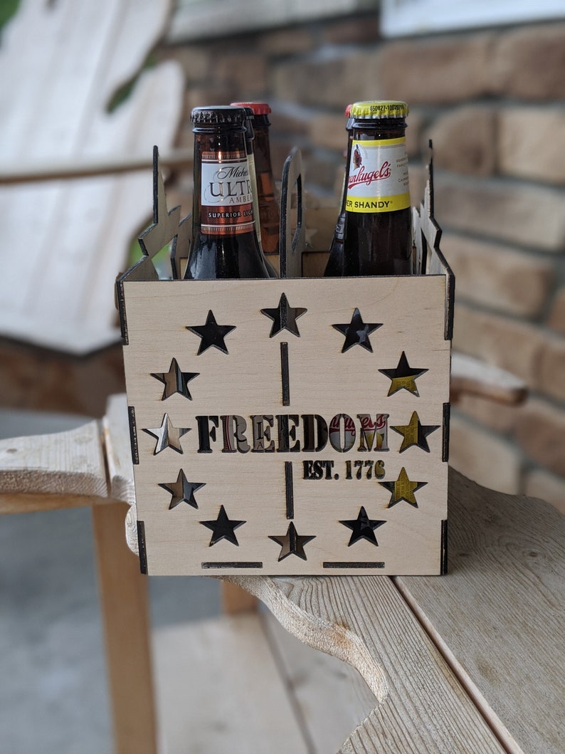 Download Beer Wine Caddy Laser Cut SVG PDF EPS Instant Download | Etsy Download Beer Wine Caddy Laser Cut SVG PDF EPS Instant Download | Etsy