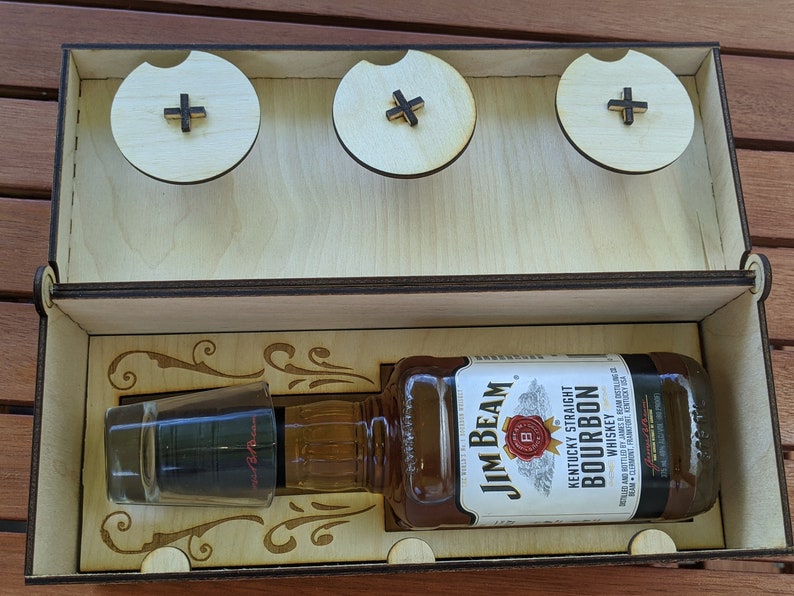 Download BOURBON BOX SVG Shot Glass Svg Father Day Gift Shot | Etsy
