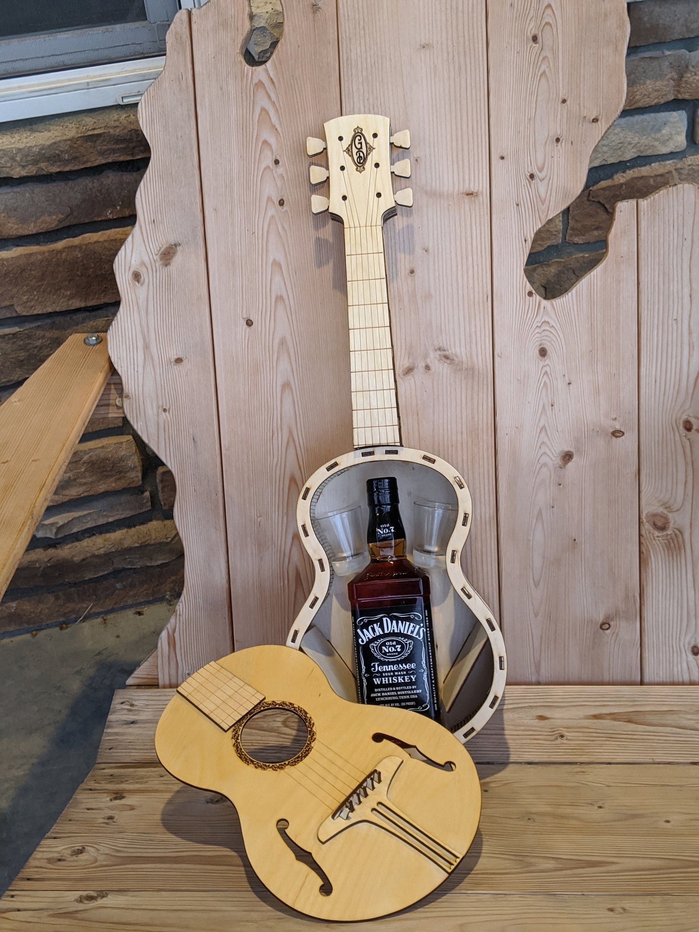 Guitar liquor bottle - Etsy 日本