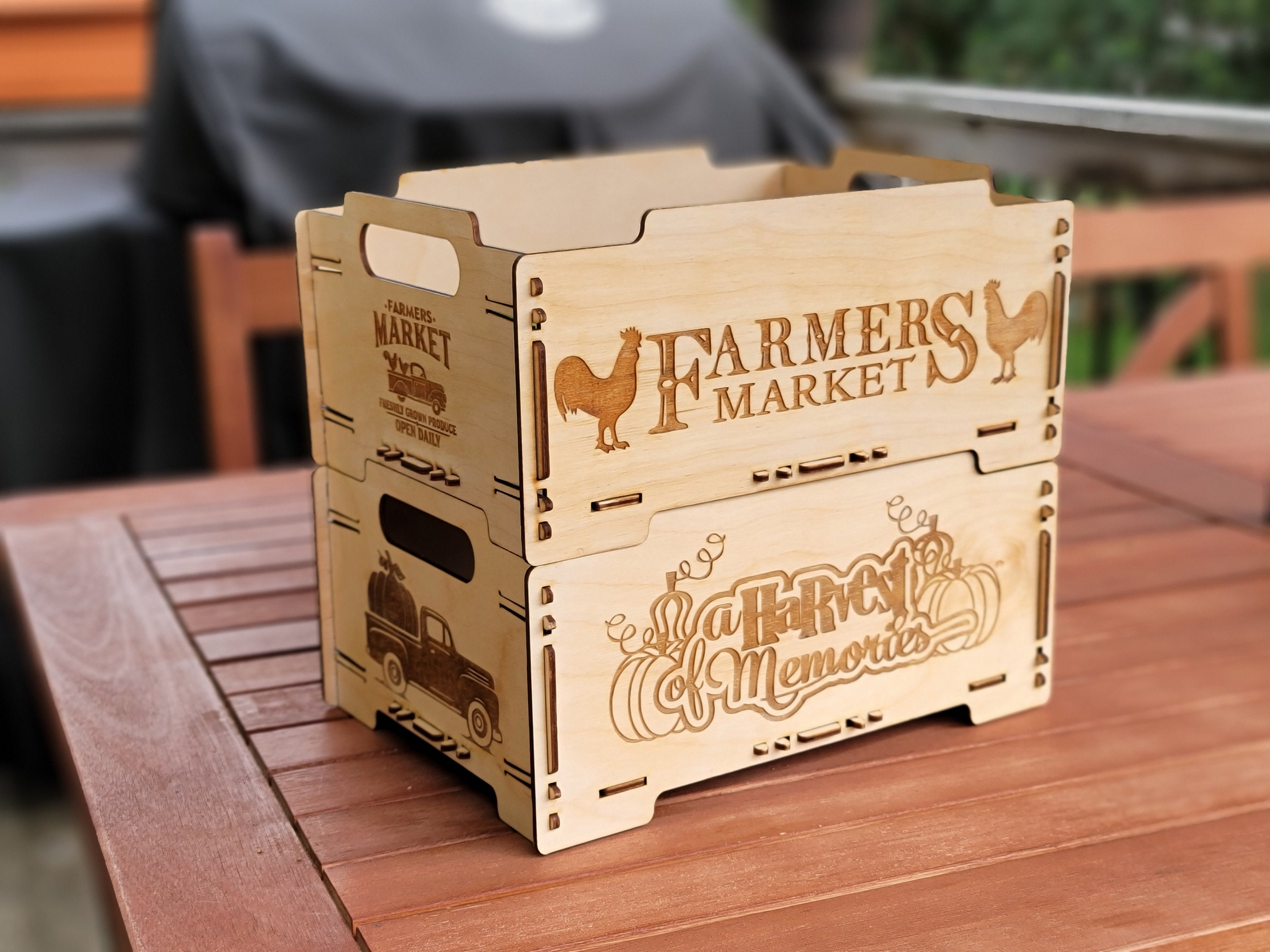 STACKABLE FARMHOUSE BUNDLE Containers Svg, Pdf, Dxf 24 Designs! - Etsy