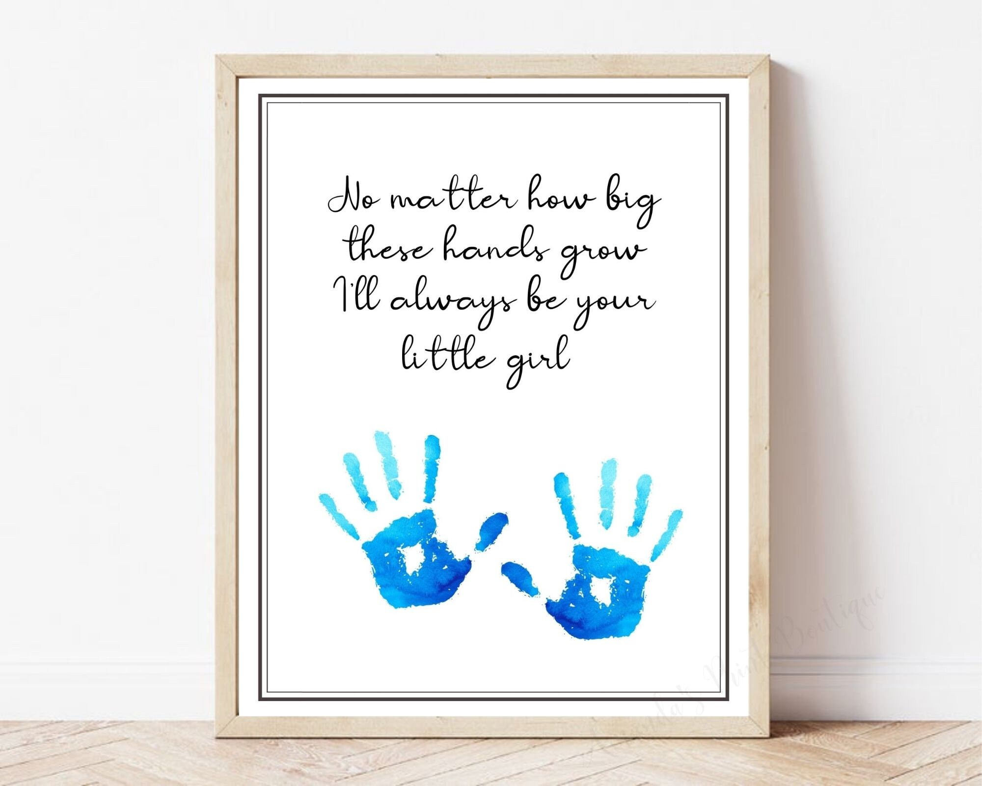 Buy Handprint Art / Keepsake Craft / Baby Toddler Child Gift Craft DIY