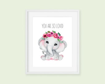 Elephant Nursery Wall Art 3Pcs Framed Nordic Moon Star Cloud Canvas Wall Art Pink Girls Bedroom Poster Modern Moon Star Cloud Nursery Cartoon Wall Art Canvas Kids Babyroom Wall Decor Frame Ready-301428