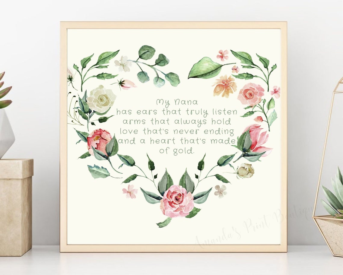 Grandma Quote Print Grandma Gift Instant Download Printable | Etsy