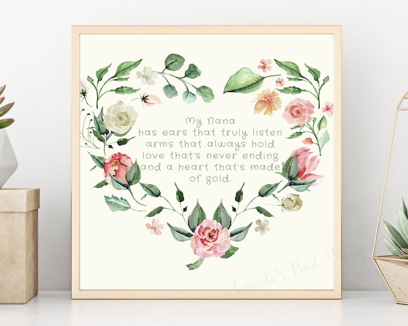 Grandma Quote Print Grandma Gift Instant Download Printable | Etsy