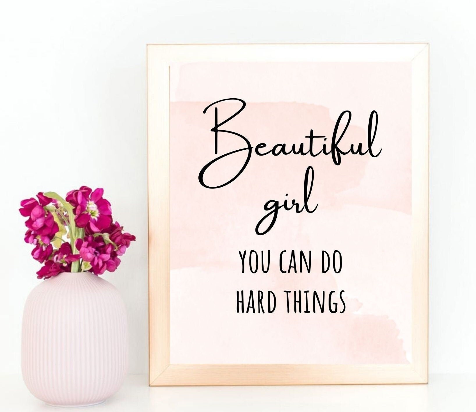Beautiful girl you can do hard things tapestry new arrivals