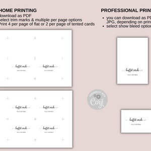 Script Text Buffet Editable Script Buffet Card Template, Calligraphy Wedding Buffet Label ...