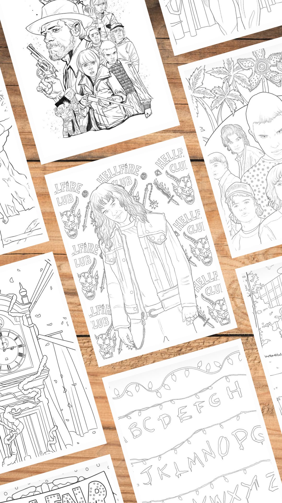Dessin Stranger Things A Colorier A Imprimer Stranger Things Télécharger le livre de coloriage imprimable - Etsy Canada