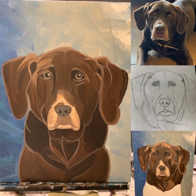 Portrait Style Lab Custom Lab Portraits - Etsy
