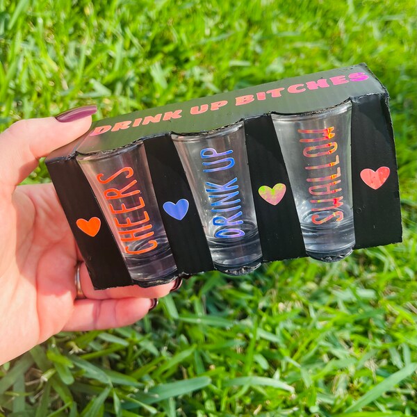 Funny Shot Glasses Etsy