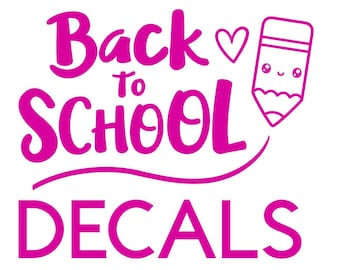 Waterproof Name Labels for School Supplies: Personalized Decals