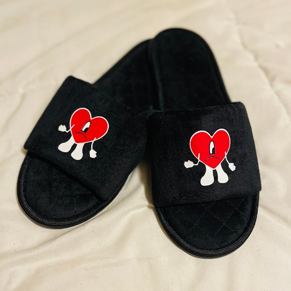 Bad Bunny Slippers, Bad Bunny Slipper, Un Verano Sin Ti, Bad Bunny Gifts, Women Slippers, Gifts for Her