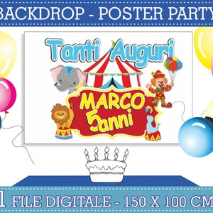cumpleaños con temática circense