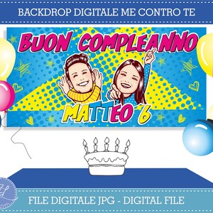 Compleanno a tema me contro te - FILE DIGITALE