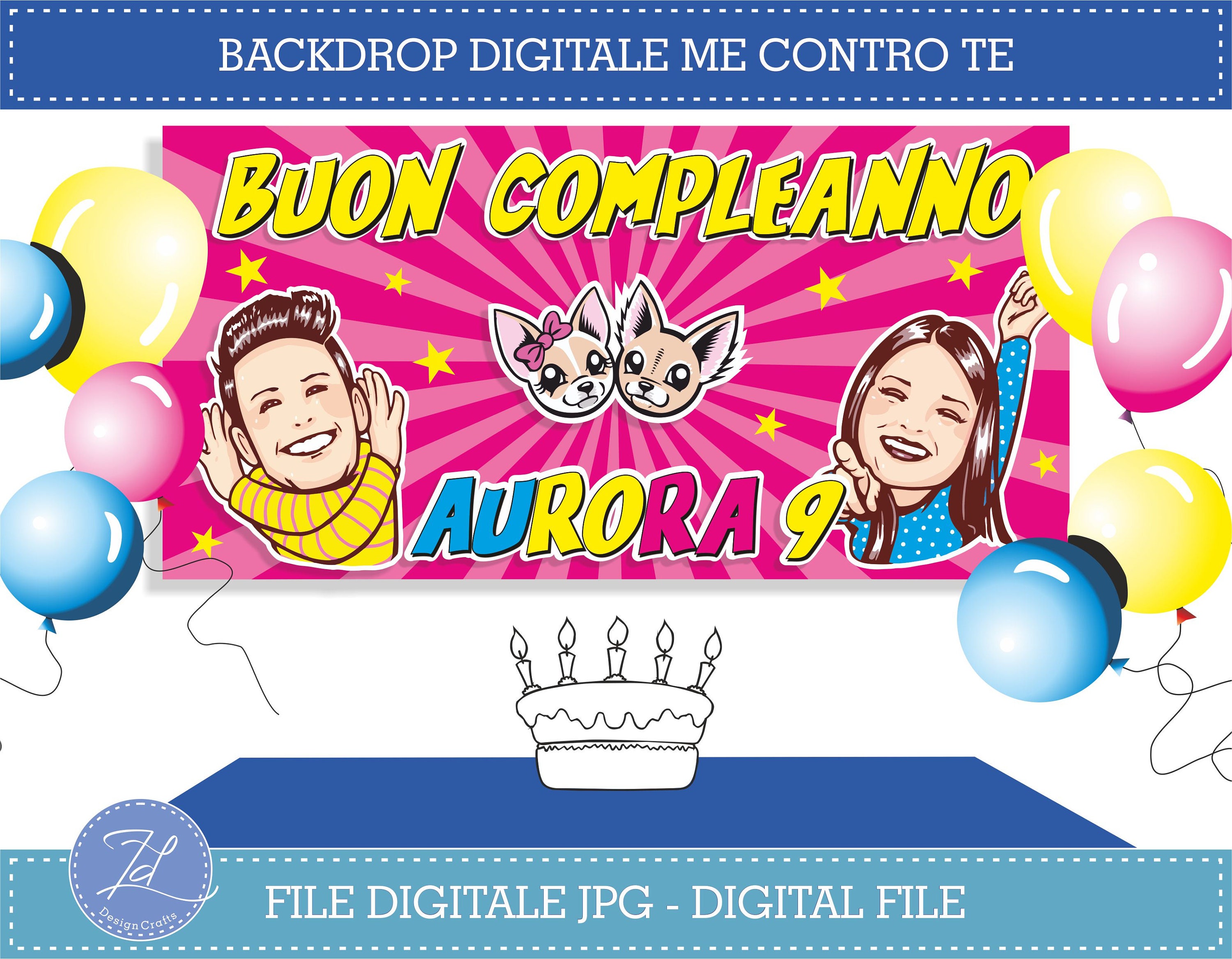 DIGITAL Me Contro Te Poster - Etsy, image size:3000x2334