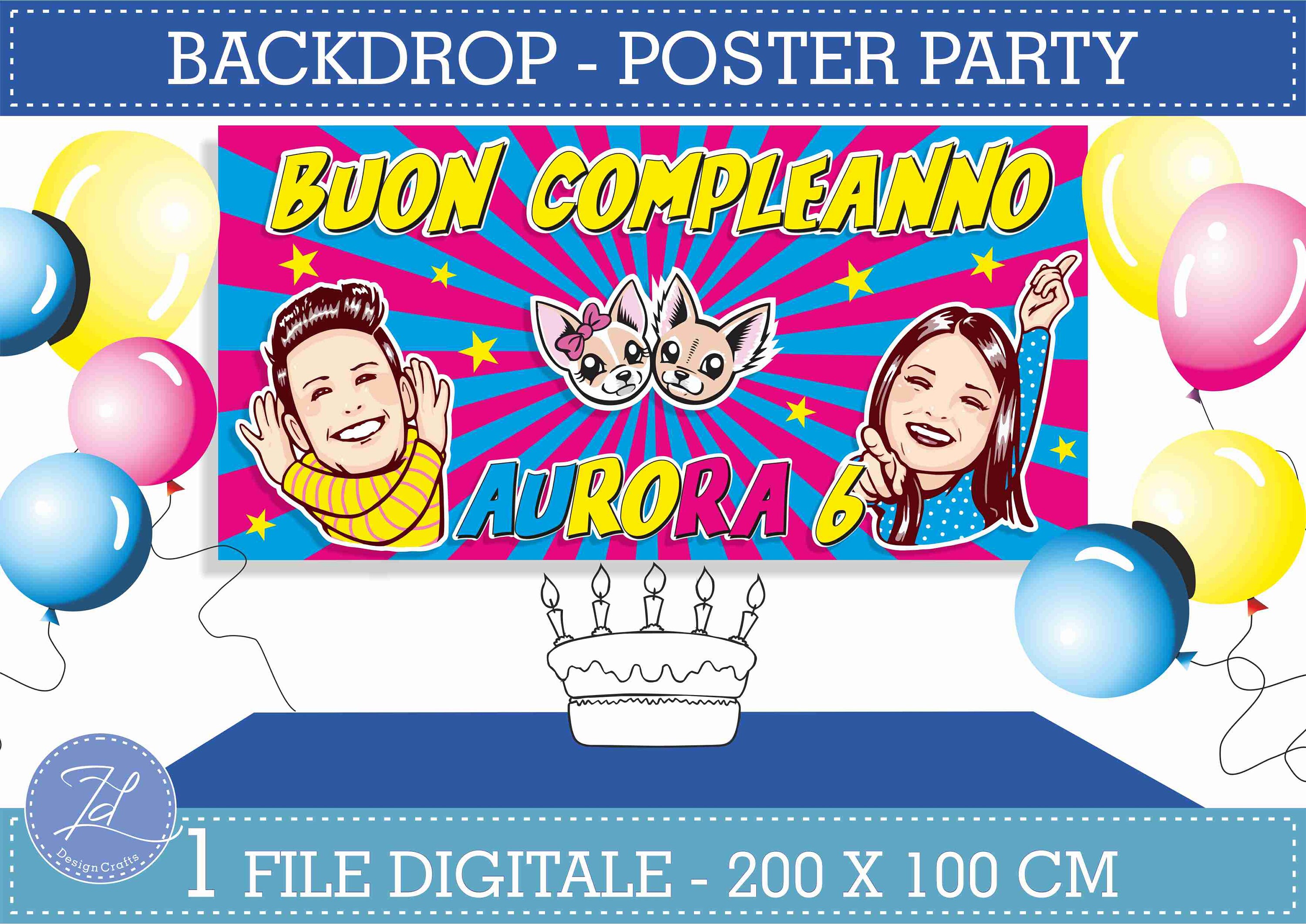 Me Against You Poster Birthday