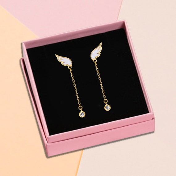 Buy Dainty Kawaii Earrings Stud Angel Earrings Dangle Anime Online in India - Etsy Buy Dainty Kawaii Earrings Stud Angel Earrings Dangle Anime Online in India - Etsy