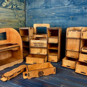 Multi-Tool Organizer | Garage organizer | Handcrafted Wooden Tool Holder | Wooden Tool Holder | Tool rack | Fathers Day Gift | Men organizer