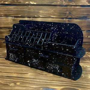 Custom makeup organizer / wooden make up organizer / vanity makeup storage / wood perfume organizer / brush lipstick holder / makeup box