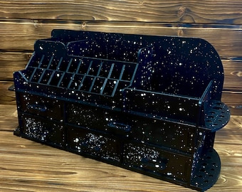 Custom Plywood Makeup Organizer: Vanity Storage with Drawers