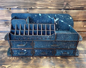 Sminkorganisatör | läppstiftshållare | Exklusiv kosmisk design