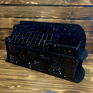makeup organizer / exclusive 20 lips / wooden make up organizer / vanity storage / wood perfume organizer / brush lipstick