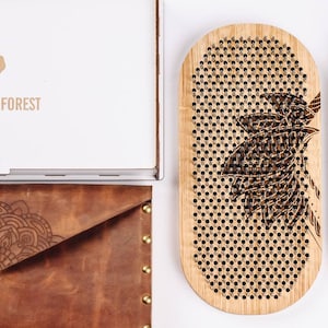 Sadhu Board NATURAL WOOD and COPPER nails | Nagelbrett for Yogi | Sadhu Nail Boards for Feet | Meditation | Wooden Sadhu Board