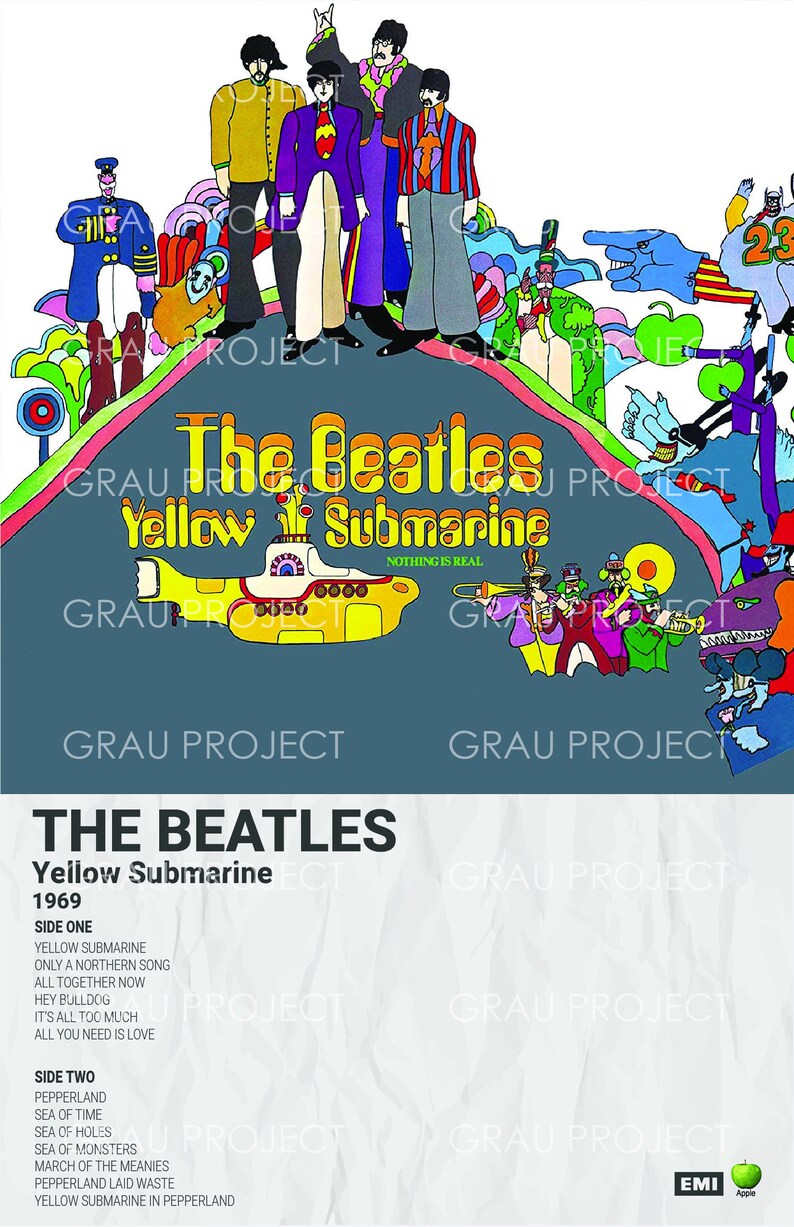 THE BEATLES Album Covers Etsy