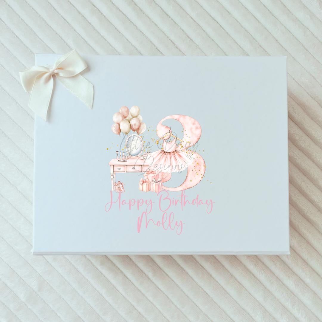 Personalized Ballerina Keepsake Box – Pink Ballet Gift, Girls Memory ...
