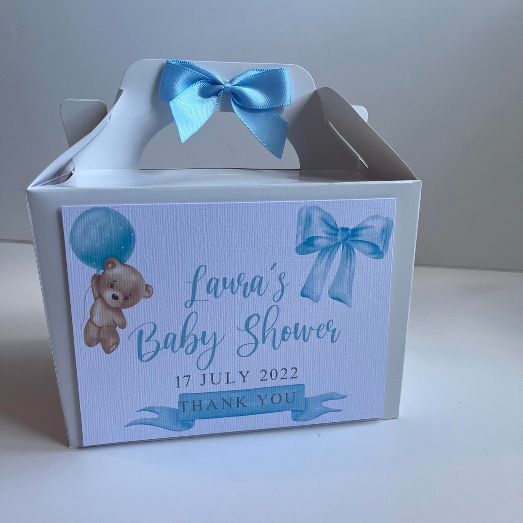 Personalised Baby Shower Gift Boxes Baby Shower Favour Gift Etsy