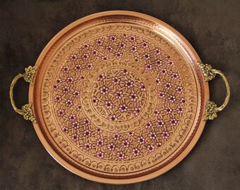 Old Copper Tray Etsy