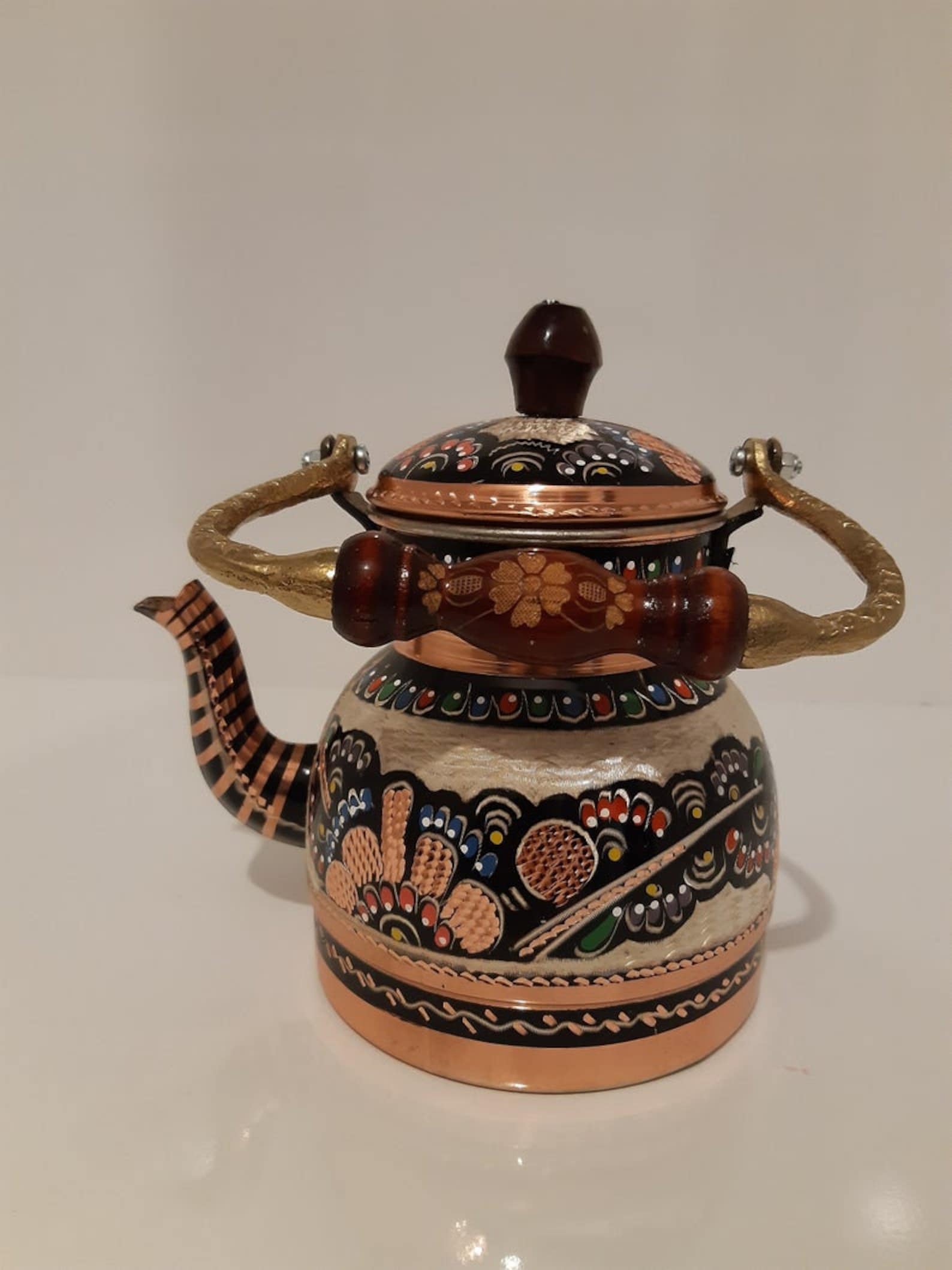 Handmade Copper Turkish Tea Pot Tea Kettle Teapot Etsy