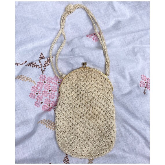 Vintage Crochet Hand Bag