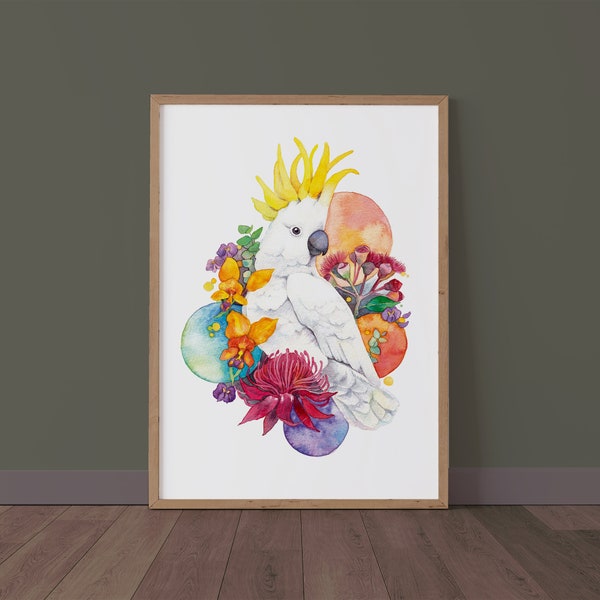 Cockatoo Art Etsy