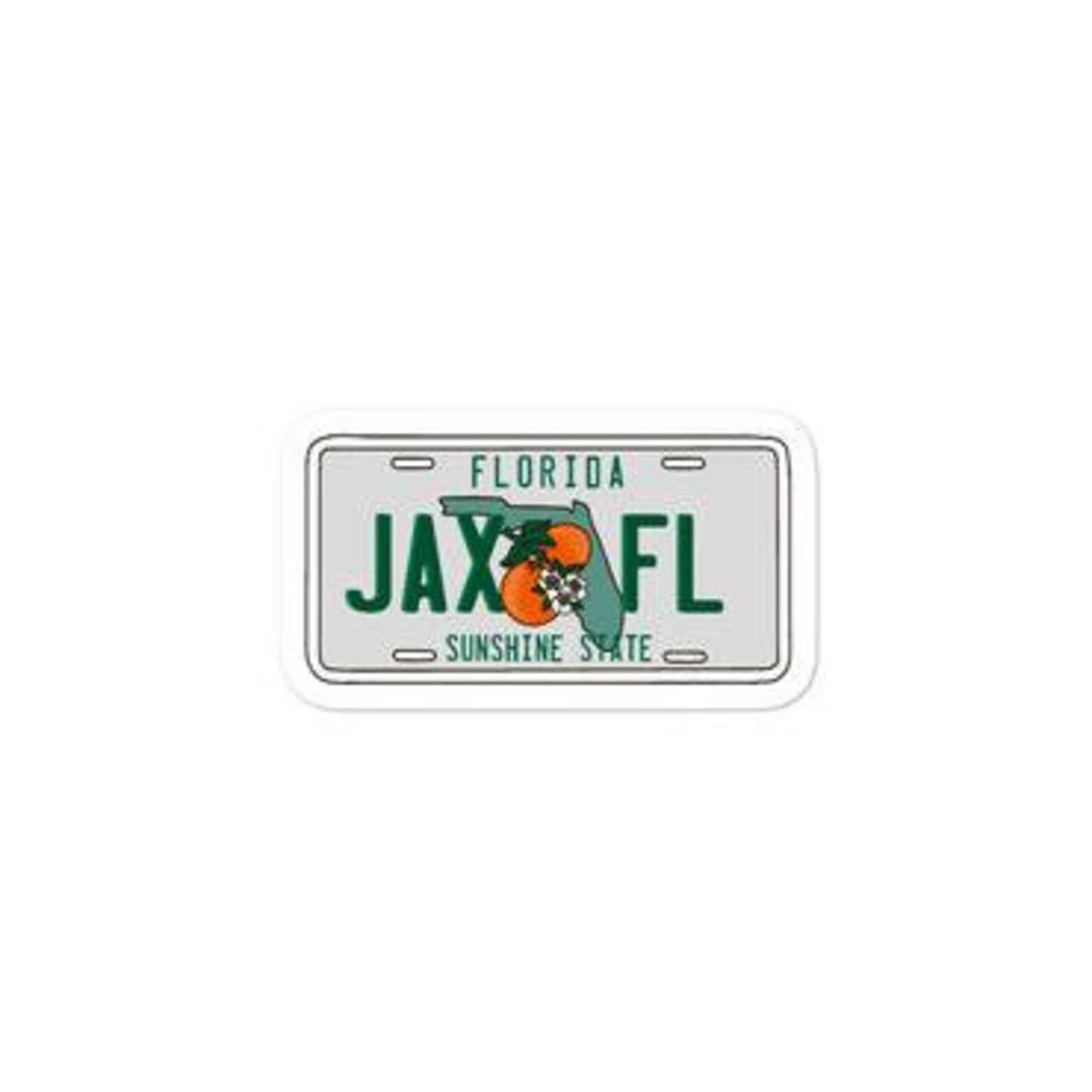 FL License Plate Stickers Custom option available for any Etsy
