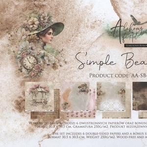 Blocco di carta per album 12 x 12 Semplice bello