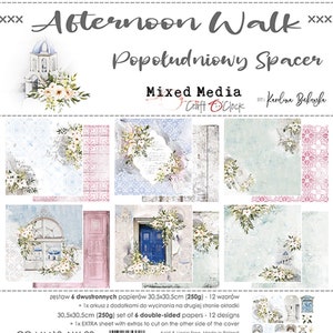 Scrapbook paper pad 12 x 12 Afternoon Walk
