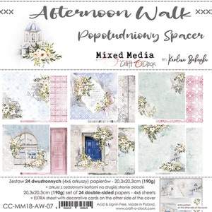 Bloc de papier pour scrapbooking 8 x 8 Afternoon Walk
