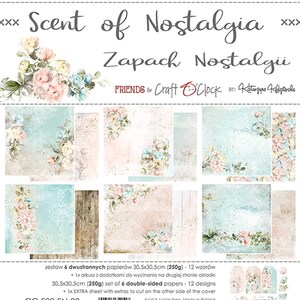Scrapbook paper pad 12 x 12 Scent of Nostalgia