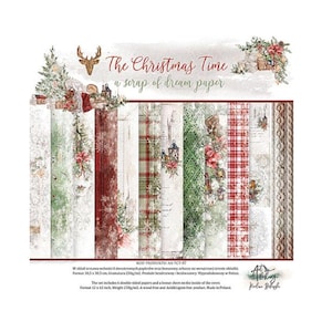 Scrapbook paper pad 12 x 12  The Christmas Time