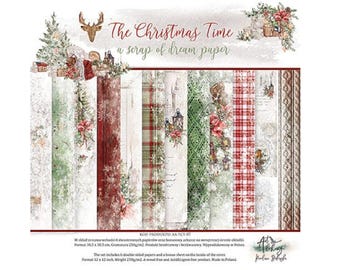 Scrapbook Papier 12x12 The Christmas Time