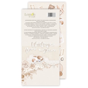 Scrapbook paper pad Extras set  Waiting for you