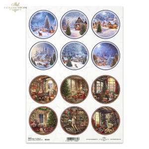 Carta di riso per decoupage A4 R 2144